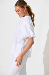 White Cotton Classic Shirt